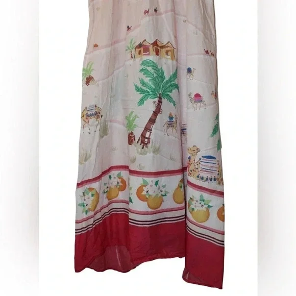 Kate Spade Dive Right in Desert Print Coverup Large - Picture 2 of 16